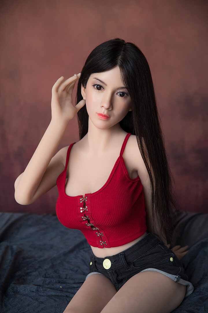 158cm Japanese sexiest small boobs sex doll Kathy pic image